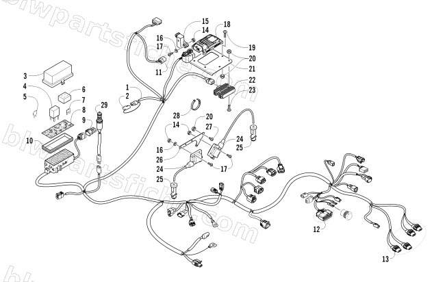 WIRING HARNESS ASSEMBLY diagram