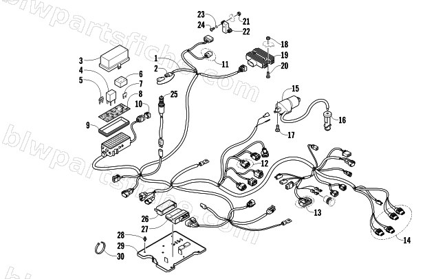 WIRING HARNESS ASSEMBLY diagram