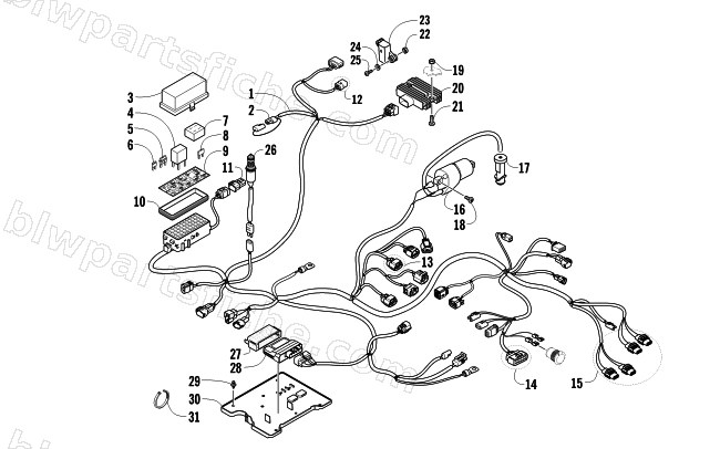 WIRING HARNESS ASSEMBLY diagram