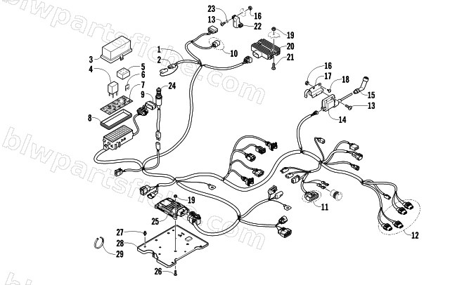 WIRING HARNESS ASSEMBLY diagram
