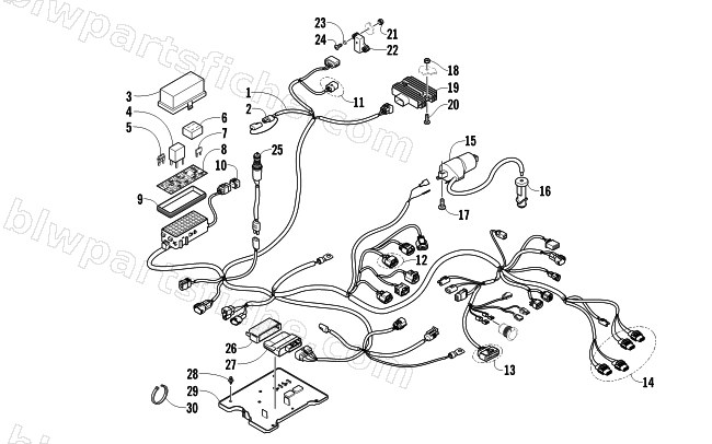 WIRING HARNESS ASSEMBLY diagram