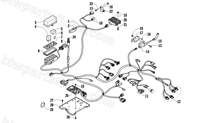 WIRING HARNESS ASSEMBLY diagram