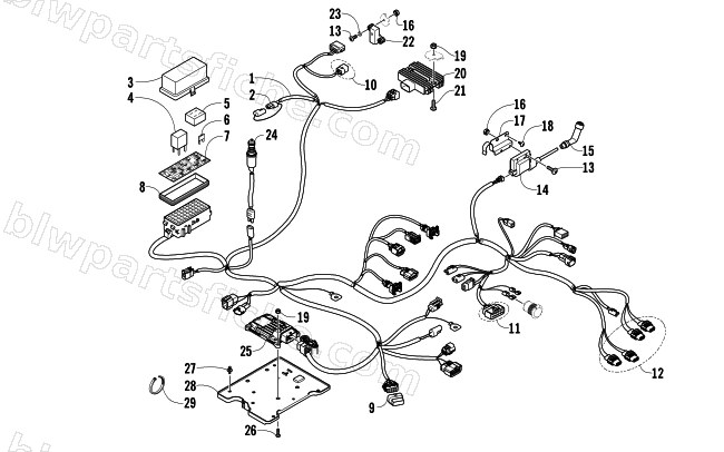 WIRING HARNESS ASSEMBLY diagram