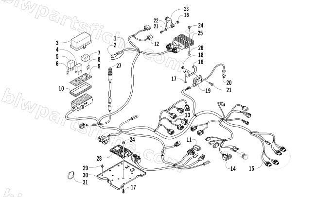 WIRING HARNESS ASSEMBLY diagram
