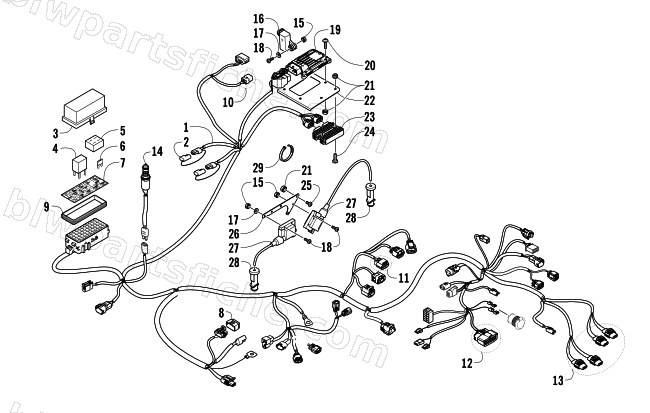 WIRING HARNESS ASSEMBLY diagram