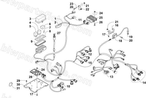 WIRING HARNESS ASSEMBLY diagram