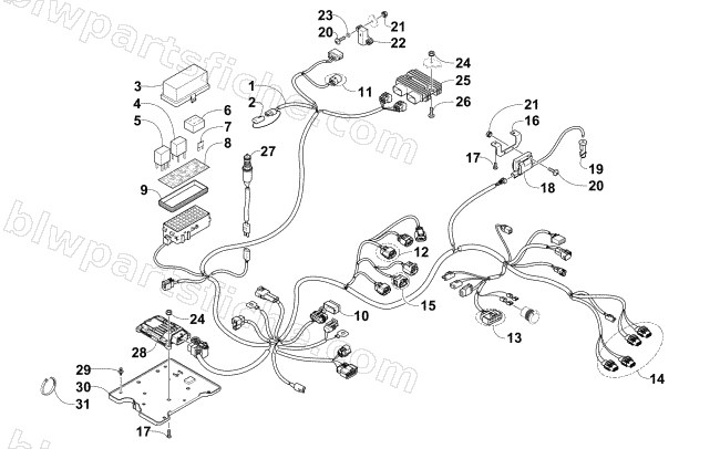WIRING HARNESS ASSEMBLY diagram