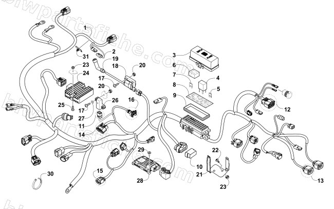 WIRING HARNESS ASSEMBLY diagram