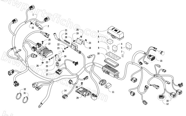 WIRING HARNESS ASSEMBLY diagram