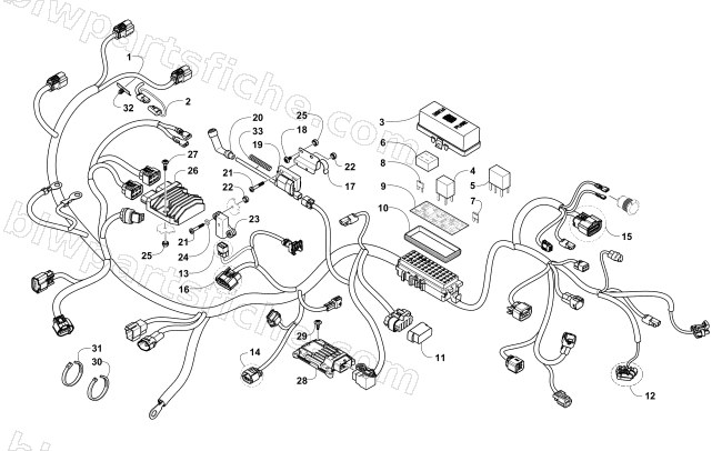 WIRING HARNESS ASSEMBLY diagram