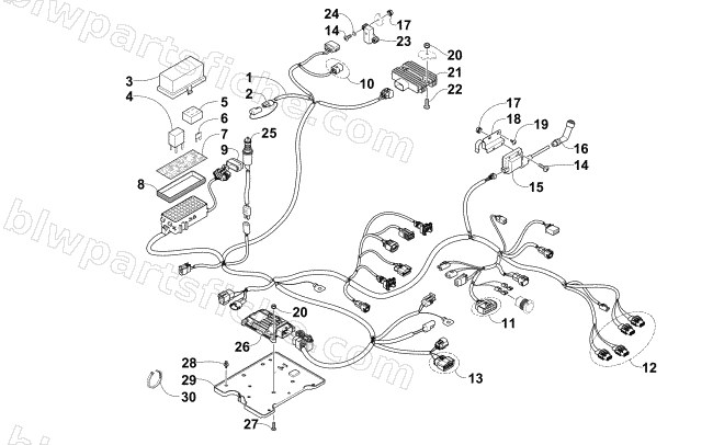 WIRING HARNESS ASSEMBLY diagram