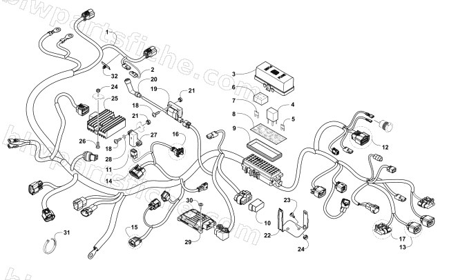 WIRING HARNESS ASSEMBLY diagram