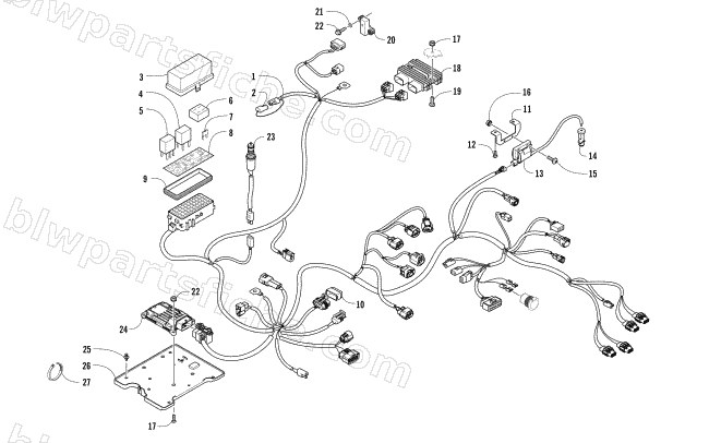 WIRING HARNESS ASSEMBLY diagram