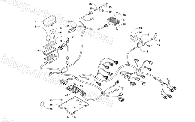 WIRING HARNESS ASSEMBLY diagram