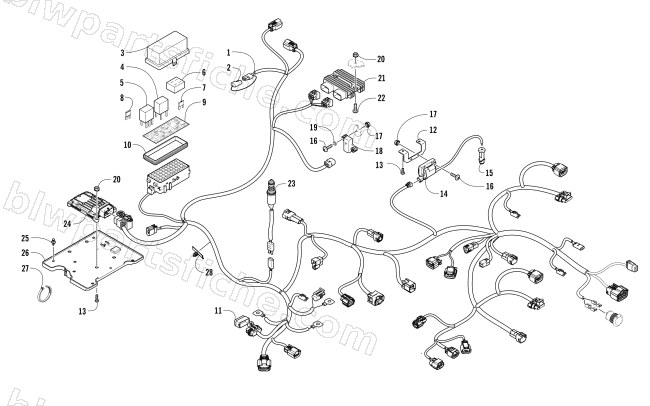 WIRING HARNESS ASSEMBLY diagram