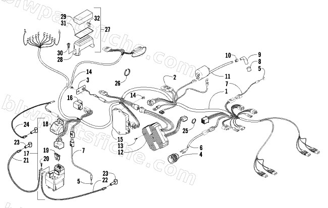 WIRING HARNESS ASSEMBLY diagram