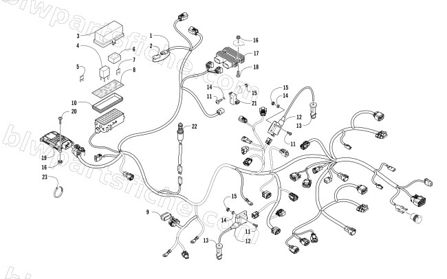 WIRING HARNESS ASSEMBLY diagram