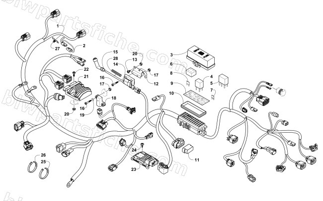 WIRING HARNESS ASSEMBLY diagram