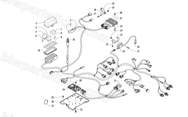WIRING HARNESS ASSEMBLY diagram