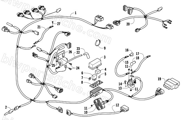 WIRING HARNESS ASSEMBLY diagram