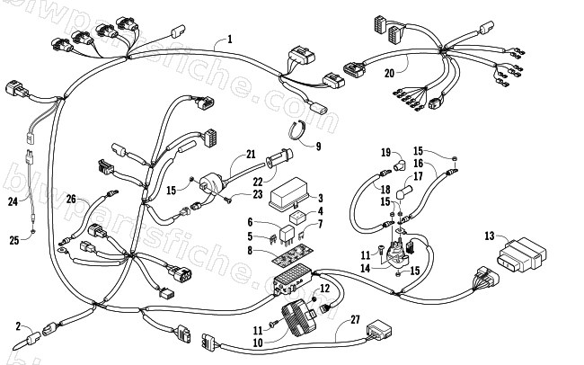 WIRING HARNESS ASSEMBLY diagram