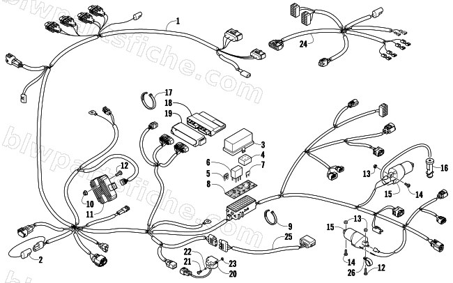 WIRING HARNESS ASSEMBLY diagram