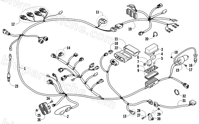 WIRING HARNESS ASSEMBLY diagram