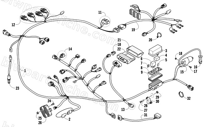 WIRING HARNESS ASSEMBLY diagram