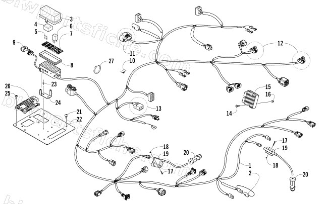 WIRING HARNESS ASSEMBLY diagram