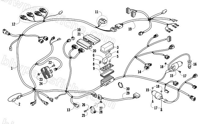 WIRING HARNESS ASSEMBLY diagram