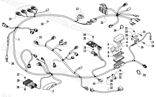 WIRING HARNESS ASSEMBLY diagram