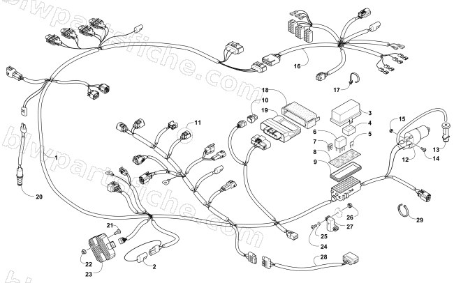 WIRING HARNESS ASSEMBLY diagram