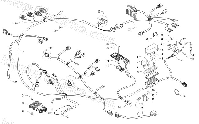 WIRING HARNESS ASSEMBLY diagram