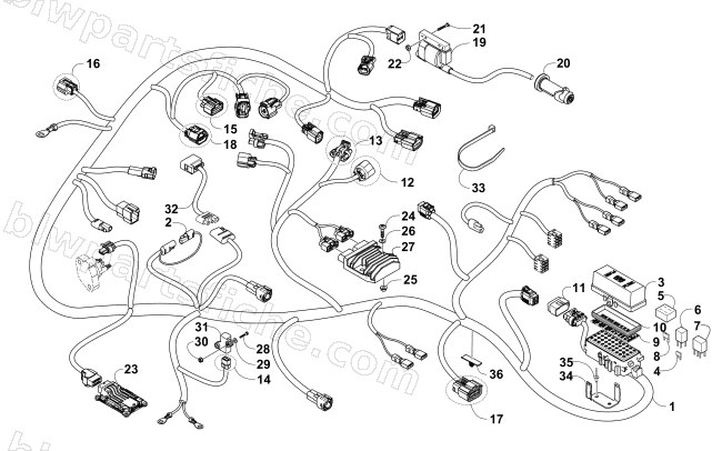 WIRING HARNESS ASSEMBLY diagram