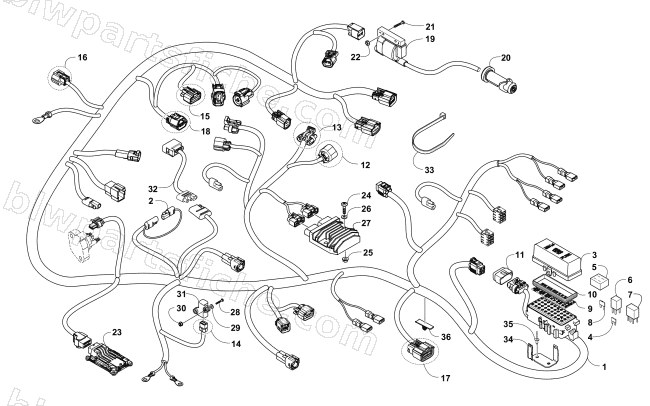 WIRING HARNESS ASSEMBLY diagram