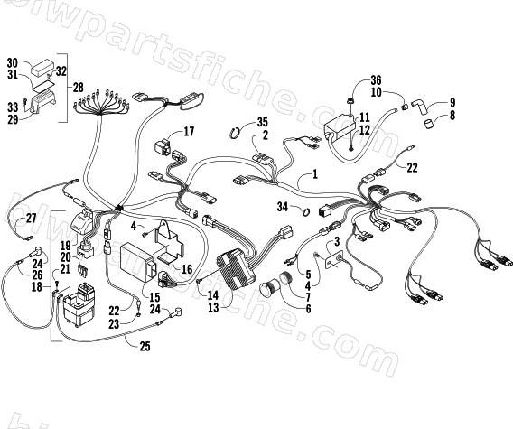 WIRING HARNESS ASSEMBLY diagram