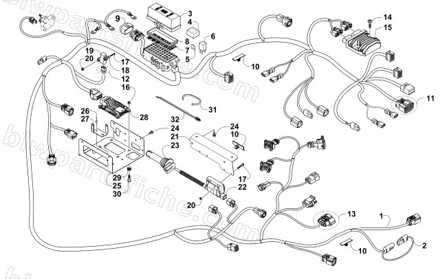 WIRING HARNESS ASSEMBLY diagram
