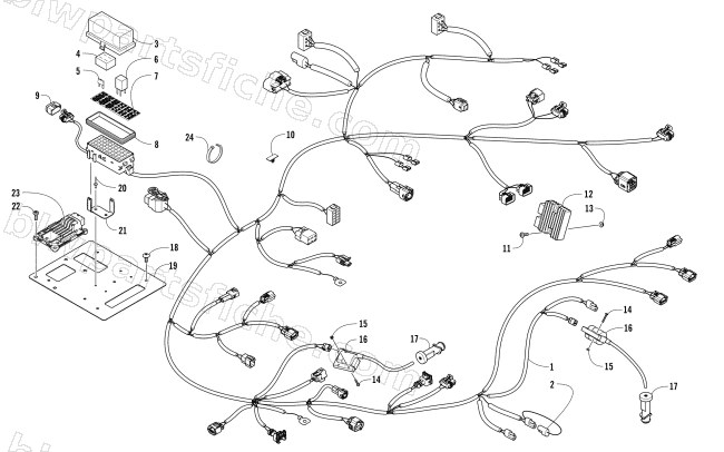WIRING HARNESS ASSEMBLY diagram