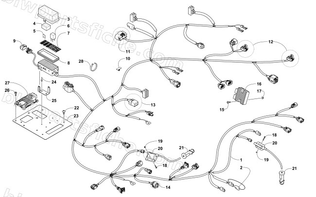 WIRING HARNESS ASSEMBLY diagram