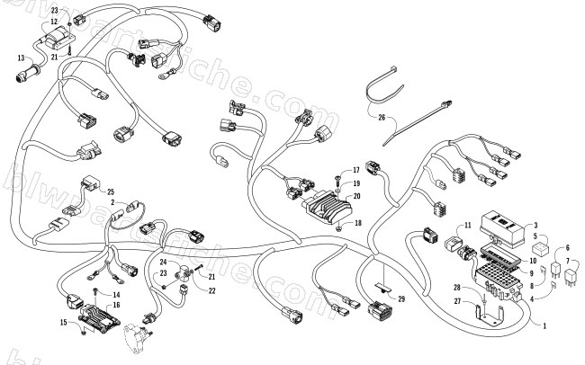 WIRING HARNESS ASSEMBLY diagram