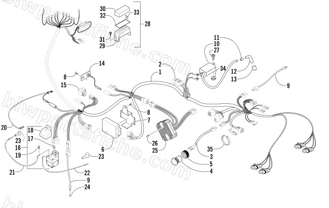 WIRING HARNESS ASSEMBLY diagram