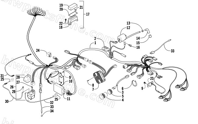WIRING HARNESS ASSEMBLY diagram
