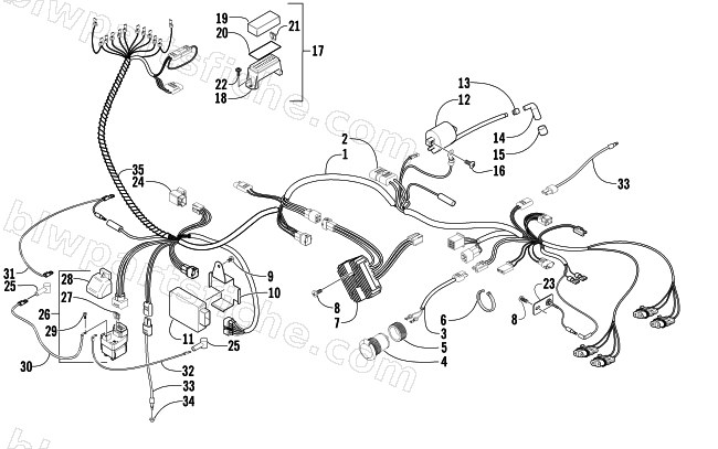 WIRING HARNESS ASSEMBLY diagram