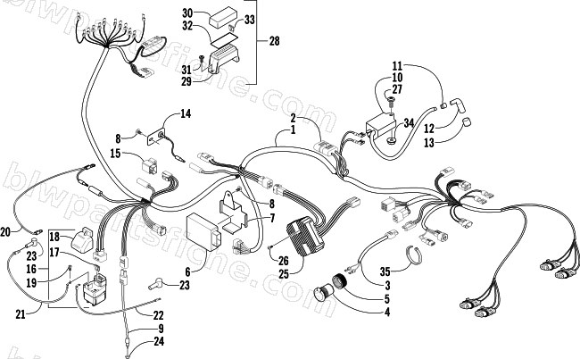 WIRING HARNESS ASSEMBLY diagram