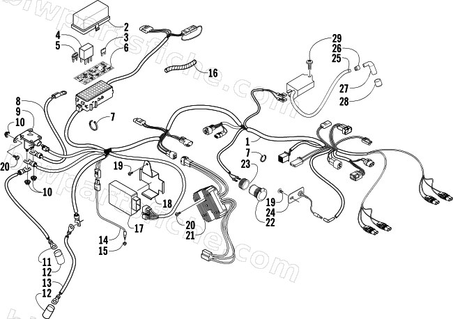 WIRING HARNESS ASSEMBLY diagram