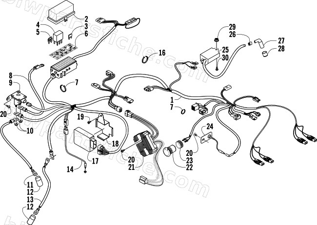 WIRING HARNESS ASSEMBLY diagram