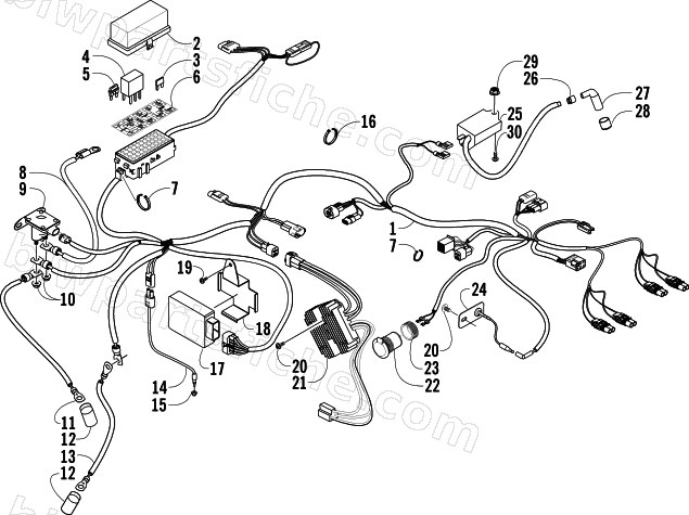WIRING HARNESS ASSEMBLY diagram