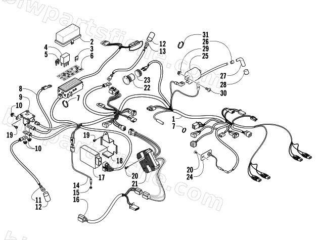 WIRING HARNESS ASSEMBLY diagram