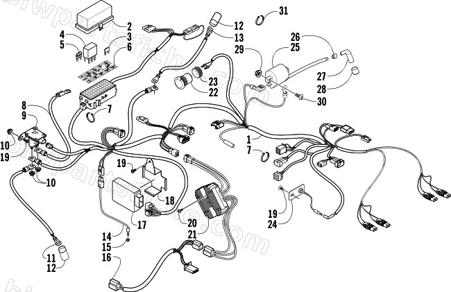 WIRING HARNESS ASSEMBLY diagram