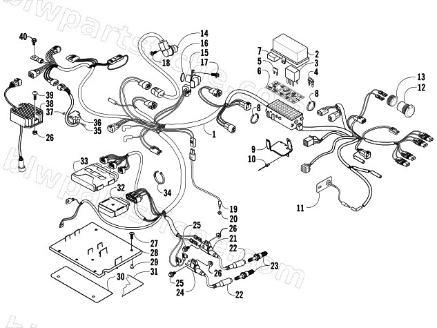 WIRING HARNESS ASSEMBLY diagram